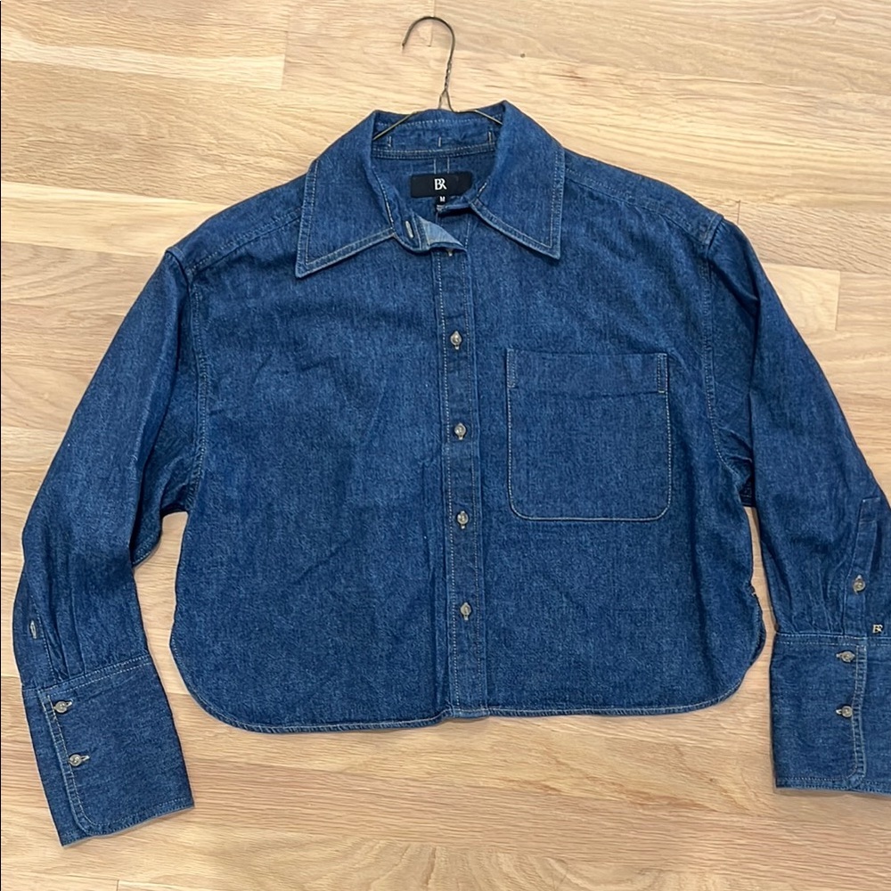 Banana Republic Blue Denim Blouse